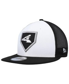 【送料無料】 ニューエラ メンズ 帽子 アクセサリー Men's White Black Chicago White Sox 2022 Clubhouse Trucker 9FIFTY Snapback Hat White, Black