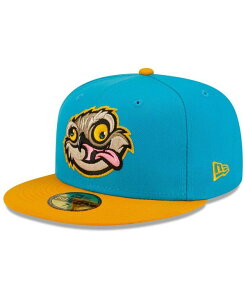 �j���[�G�� �����Y �A�N�Z�T���[ �X�q New Era Men's Aqua Orange Locos de Lansing Copa De La Diversion 59FIFTY Fitted Hat Aqua Orange �A�N�A
