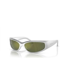 【送料無料】 アーネット メンズ サングラス・アイウェア アクセサリー Men's Catfish Sunglasses Mirror AN4302 Metallic Silver