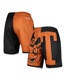 【送料無料】 ミッチェル&ネス メンズ ハーフパンツ・ショーツ ボトムス Men's Texas Orange Black Texas Longhorns Big Face 5.0 Fashion Shorts Texas Orange, Black