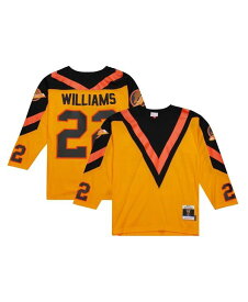 【送料無料】 ミッチェル&ネス メンズ シャツ トップス Men's Dave Williams Yellow Vancouver Canucks Men's 1981/82 Blue Line Player Jersey Yellow