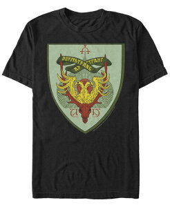 �t�B�t�X�T�� �����Y �g�b�v�X T�V���c Fifth Sun Harry Potter Men's Durmstrang Crest Short Sleeve T-Shirt Black �u���b�N