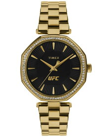 【送料無料】 タイメックス レディース 腕時計 アクセサリー UFC Women's Jewel Analog Gold-Tone Stainless Steel Watch 36mm Gold-Tone
