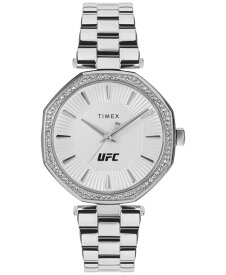 【送料無料】 タイメックス レディース 腕時計 アクセサリー UFC Women's Jewel Analog Silver-Tone Stainless Steel Watch 36mm Silver-Tone