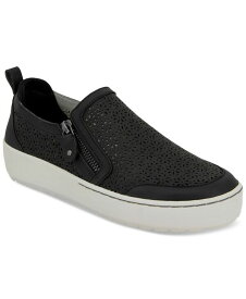 【送料無料】 ジャンブー レディース スニーカー シューズ Women's July Wide Slip- On Zip Sneakers Black