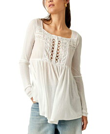 【送料無料】 フリーピープル レディース シャツ トップス Women's Pretty Please Tunic Ivory