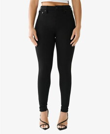 【送料無料】 トゥルーレリジョン レディース デニムパンツ ジーンズ ボトムス Women's Jennie Curvy Skinny Jeans Jet Black