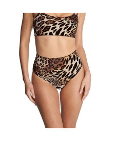 【送料無料】 ナトリ レディース ボトムスのみ 水着 Women's Riviera Reversible High Rise Bikini Bottom Luxe leopard/black