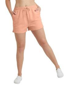 【送料無料】 ヘインズ レディース ハーフパンツ・ショーツ ボトムス Women's Comfortwash Sweat Shorts Canaloupe Orange