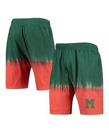 【送料無料】 ミッチェル&ネス メンズ ハーフパンツ・ショーツ ボトムス Men's Orange Green Miami Hurricanes Tie-Dye Shorts Orange, Green