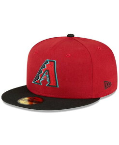 �j���[�G�� �����Y �A�N�Z�T���[ �X�q New Era Men's Red Black Arizona Diamondbacks Home Authentic Collection On-Field 59FIFTY Fitted Hat Red Black �u���b�N