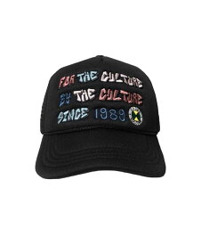 【送料無料】 クロスカラーズ メンズ 帽子 アクセサリー For The Culture Trucker Hat Black