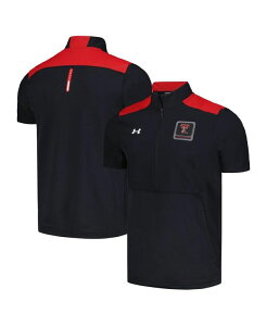 A_[A[}[ Y AE^[ WPbgEu] WPbg Under Armour Men's Black Texas Tech Red Raiders Motivate Half-Zip Jacket Black ubN