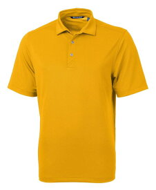 【送料無料】 カッターアンドバック メンズ ポロシャツ トップス Virtue Eco Pique Recycled Men's Polo Shirt College gold
