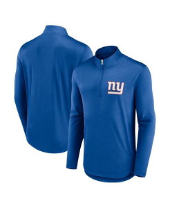 �t�@�i�e�B�N�X �����Y �g�b�v�X �V���c Fanatics Men's Royal New York Giants Quarterback Quarter-Zip Top Royal