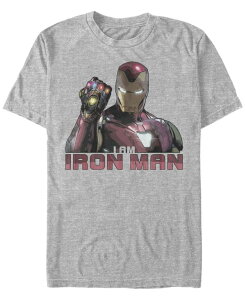�t�B�t�X�T�� �����Y �g�b�v�X T�V���c Fifth Sun Marvel Men's Avengers Endgame I Am Iron Man Gauntlet Short Sleeve T-shirt Athletic H