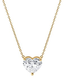 【送料無料】 バッジェリーミシュカ レディース ネックレス・チョーカー・ペンダントトップ アクセサリー Lab Grown Certified Diamond Heart Solitaire Pendant Necklace (2 ct. t.w.) in 14k Gold 16" + 2" extender Yellow Gold