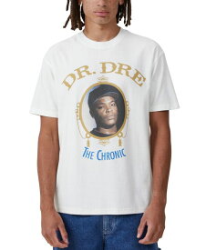 【送料無料】 コットンオン メンズ Tシャツ トップス Men's Premium Loose Fit Music T-shirt Vintage White, Dr. Dre-The Chronic