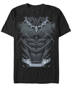 �t�B�t�X�T�� �����Y �g�b�v�X T�V���c Fifth Sun Marvel Men's Black Panther Suit Costume Short Sleeve T-Shirt Black �u���b�N