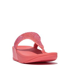 【送料無料】 フィットフロップ レディース サンダル シューズ Women's Lulu Embellished Sandals Rosy Coral