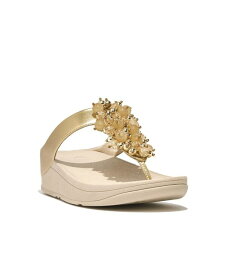 【送料無料】 フィットフロップ レディース サンダル シューズ Women's Fino Bauble-Bead Toe-Post Sandals Platino