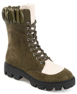 �W�����l �R���N�V���� ���f�B�[�X �V���[�Y �u�[�c�E���C���u�[�c Journee Collection Women's Tru Comfort Foam Elinor Booties Olive �I���[�u