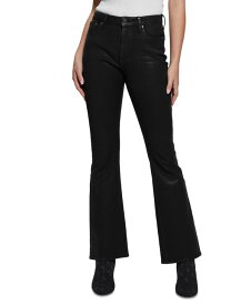 【送料無料】 ゲス レディース デニムパンツ ジーンズ ボトムス Women's Sexy High-Rise Flare-Leg Jeans Jet Black Multi