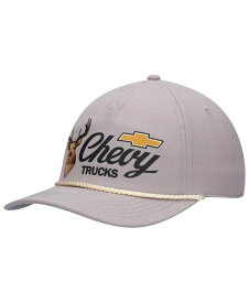【送料無料】 アメリカンニードル メンズ 帽子 アクセサリー Men's Gray Chevrolet Canvas Cappy Trucker Adjustable Hat Gray