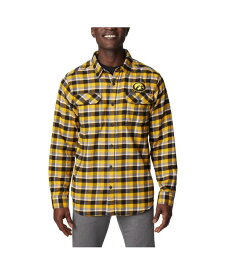 【送料無料】 コロンビア メンズ シャツ トップス Men's Gold Iowa Hawkeyes Flare Gun Flannel Long Sleeve Shirt Gold