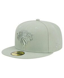 【送料無料】 ニューエラ メンズ 帽子 アクセサリー Men's Light Green New York Knicks Sage Color Pack 59FIFTY Fitted Hat Light Green