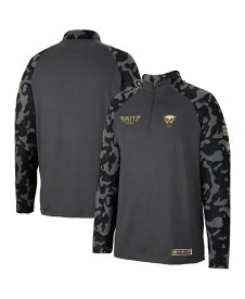 【送料無料】 コロシアム メンズ ジャケット・ブルゾン アウター Men's Charcoal Pitt Panthers OHT Military-Inspired Appreciation Long Range Raglan Quarter-Zip Jacket Charcoal