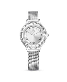 【送料無料】 スワロフスキー レディース 腕時計 アクセサリー Women's Analog Swiss Made Octea Nova Silver-Tone Stainless Steel Bracelet Watch 33mm Silver