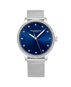 XgD[O fB[X ANZT[ rv bV Stuhrling Women's 3904 Quartz 38mm Fashion Mesh Band Watch Blue u[