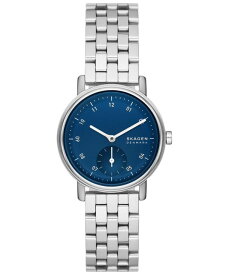 【送料無料】 スカーゲン レディース 腕時計 アクセサリー Women's Kuppel Lille Three Hand Silver-Tone Stainless Steel Watch 32mm Silver-Tone