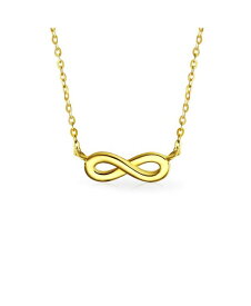 【送料無料】 ブリング レディース ネックレス・チョーカー・ペンダントトップ アクセサリー Simple Delicate Petite Romantic Eternity Figure Eight Symbol Love Knot 14K Yellow Real Gold Polished Station Infinity Pendant Necklace For Women Teen Girl