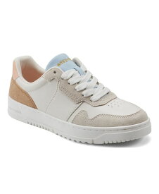 【送料無料】 イージースピリット レディース スニーカー シューズ Women's Merci Round Toe Casual Lace-Up Sneakers Light Natural, Cream Multi