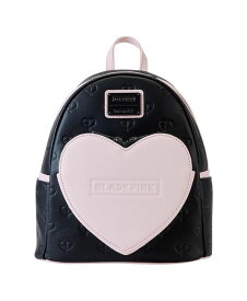 【送料無料】 ラウンジフライ レディース バックパック・リュックサック バッグ Men's and Women's BLACKPINK Allover Print Heart Mini Backpack Black