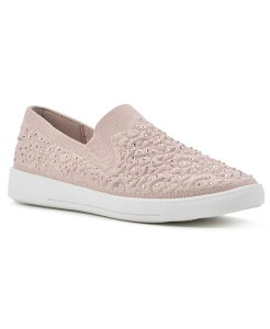 �z���C�g�}�E���e�� ���f�B�[�X �V���[�Y �X�j�[�J�[ White Mountain Women's Unit Slip On Sneakers Mauve Fabric