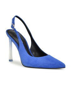 【送料無料】 ナインウェスト レディース パンプス シューズ Women's Felina Pointy Toe Stiletto Dress Pumps Blue Suede