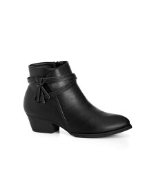 【送料無料】 アベニュー レディース ブーツ・レインブーツ シューズ Women's Halsten Ankle Boot - black Black