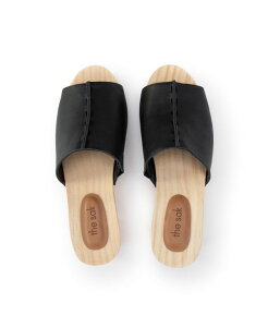 �U�T�b�N ���f�B�[�X �V���[�Y �T���_�� The Sak Women Ella Clog Sandal Black �u���b�N