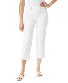 【送料無料】 グロリアバンデービルト レディース デニムパンツ ジーンズ ボトムス Women's Shape Effect Pull-On Capri Jeans Vintage White