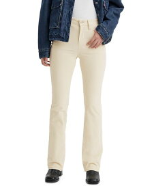 【送料無料】 リーバイス レディース デニムパンツ ジーンズ ボトムス 725 High-Waist Corduroy Classic Stretch Bootcut Jeans White Smoke