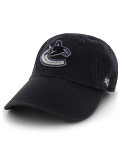 47 �u�����h �����Y �A�N�Z�T���[ �X�q '47 Brand Men's Navy Vancouver Canucks Team Clean Up Adjustable Hat Navy �l�C�r�[
