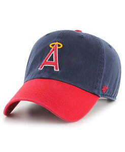 47 �u�����h �����Y �A�N�Z�T���[ �X�q ���S '47 Brand Men's Navy California Angels 1997 Halo Logo Cooperstown Collection Clean Up Adjustable Hat Navy �l�C�r�[