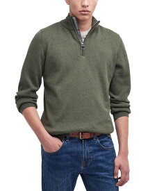 【送料無料】 バブアー メンズ ニット・セーター アウター Men's Half-Zip Sweater Dusty Olive