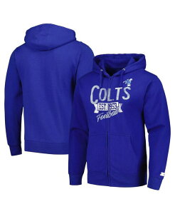 X^[^[ Y AE^[ p[J[EXEFbg p[J[ Starter Men's Royal Distressed Indianapolis Colts Gridiron Classics Post Season Full-Zip Hoodie Royal