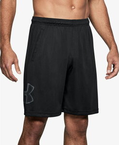 A_[A[}[ Y {gX n[tpcEV[c V[gpc S Under Armour Men's UA Tech Logo 10 Shorts Black ubN