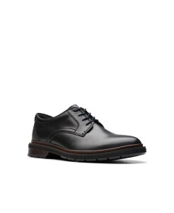 N[NX Y V[Y Xb|E[t@[ _[r[ Clarks Men's Collection Burchill Derby Slip On Shoes Black Leather ubN