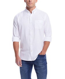【送料無料】 ウェザープルーフ メンズ シャツ トップス Men's Long Sleeve Solid Cotton Twill Shirt White
